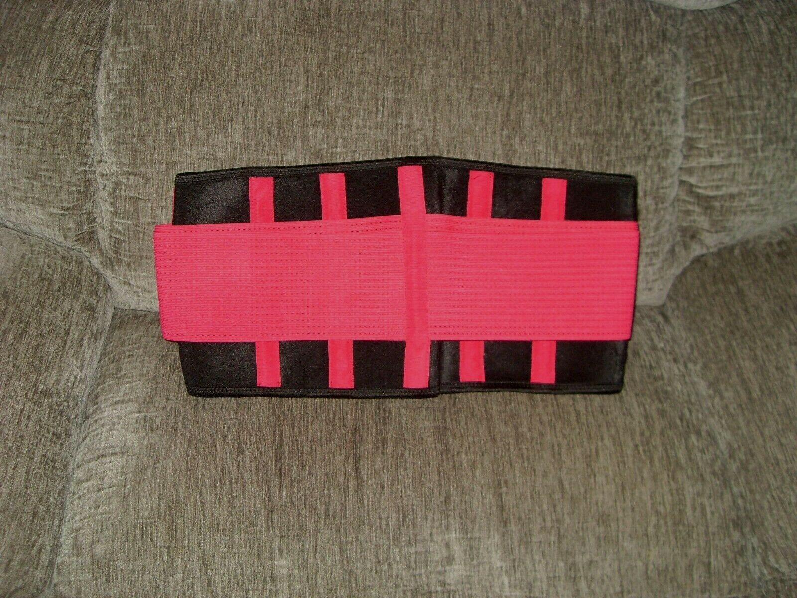 Women’s Back Brace Black and Hot Pink Size XL Neoprene Adjustable New