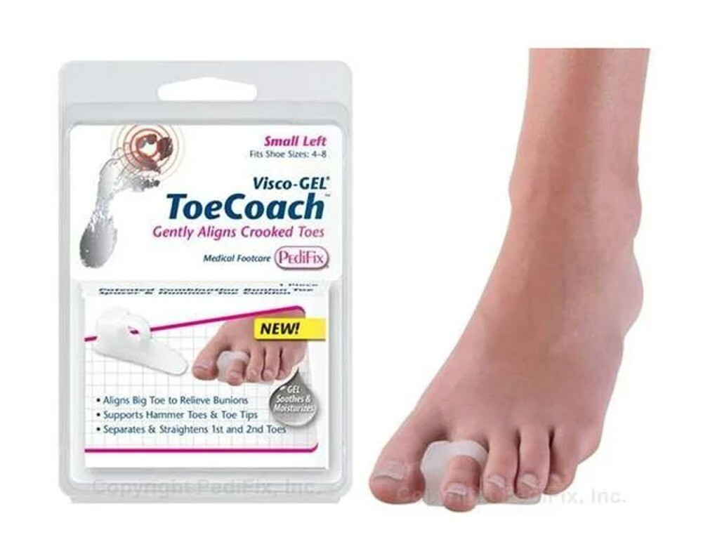 PEDIFIX Visco-GEL Crooked Overlapping Toe Coach Spacer Separator Cushion P2853