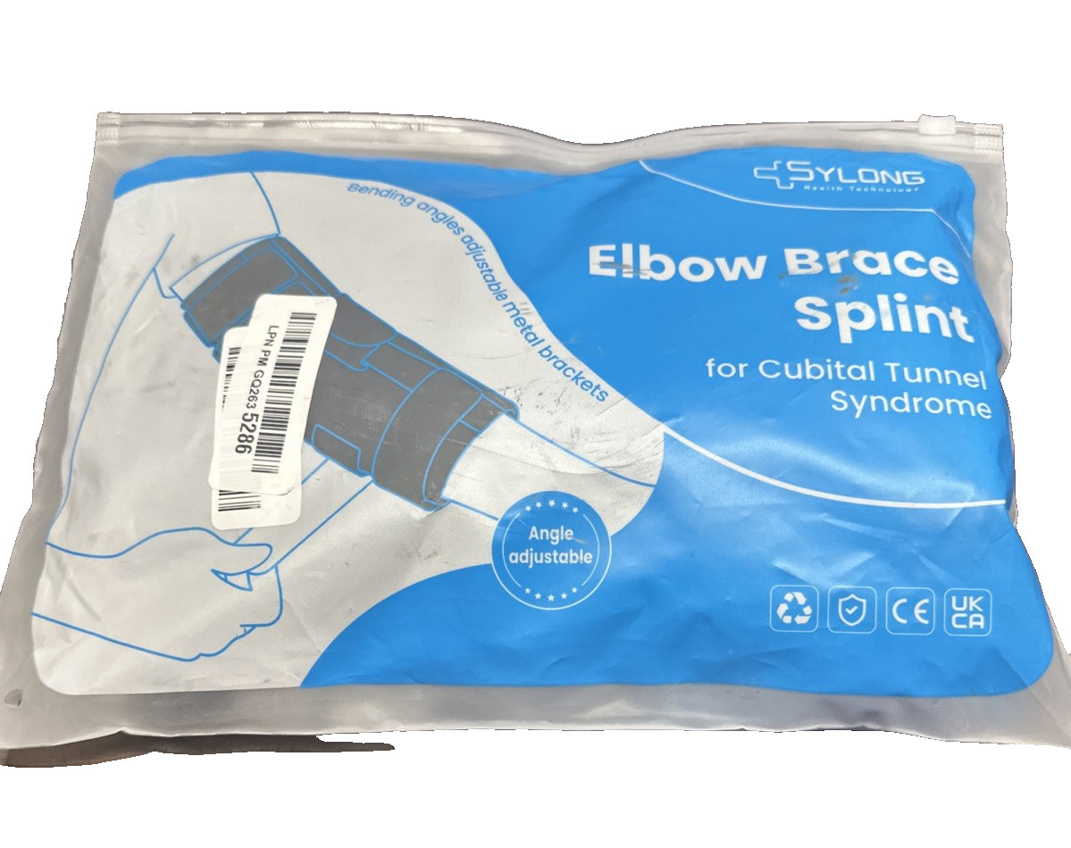 Sylong Elbow Brace Small Splint Cubital Tunnel Syndrome Ulnar Nerve Support