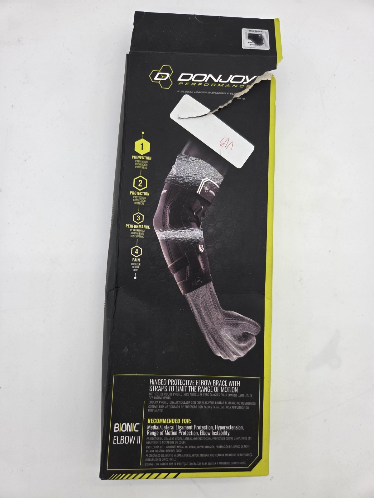 DonJoy Performance Bionic Elbow Brace II Large.
