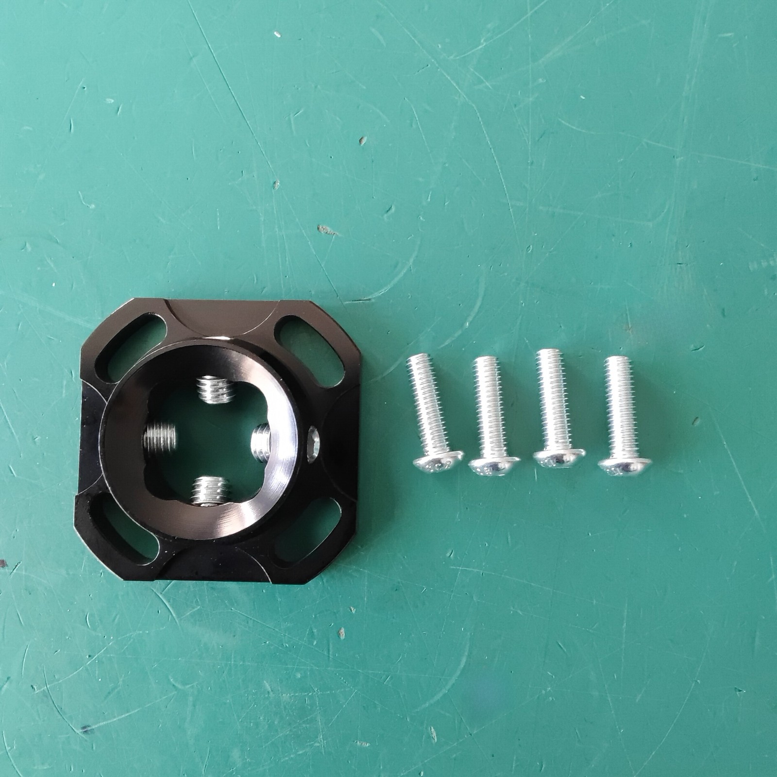 Adjustable Square Prosthetic Adapter Plate Aluminum 60g Connector