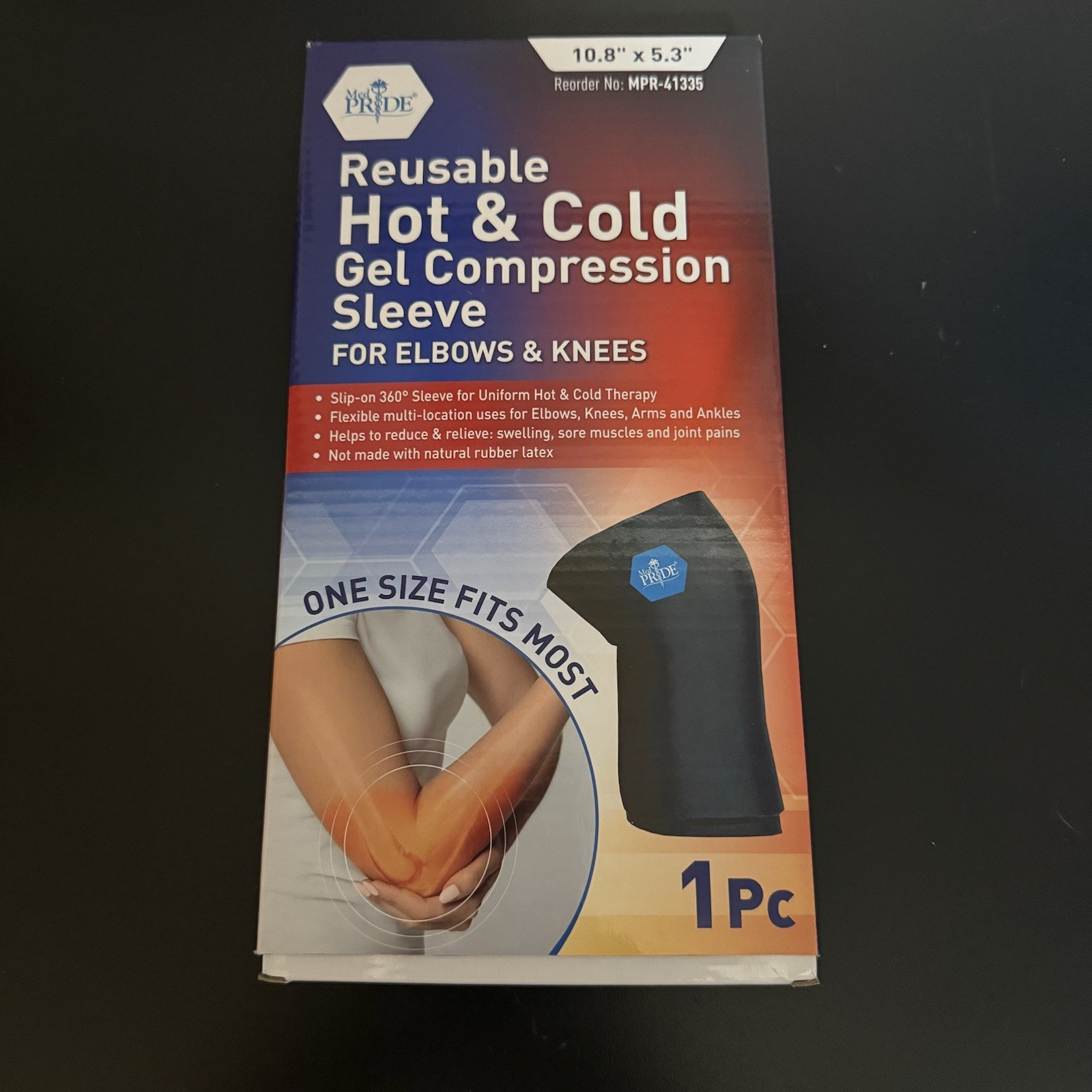 MED PRIDE Reusable Hot & Cold Gel Compression Sleeve For Elbows, Arms, Knees …