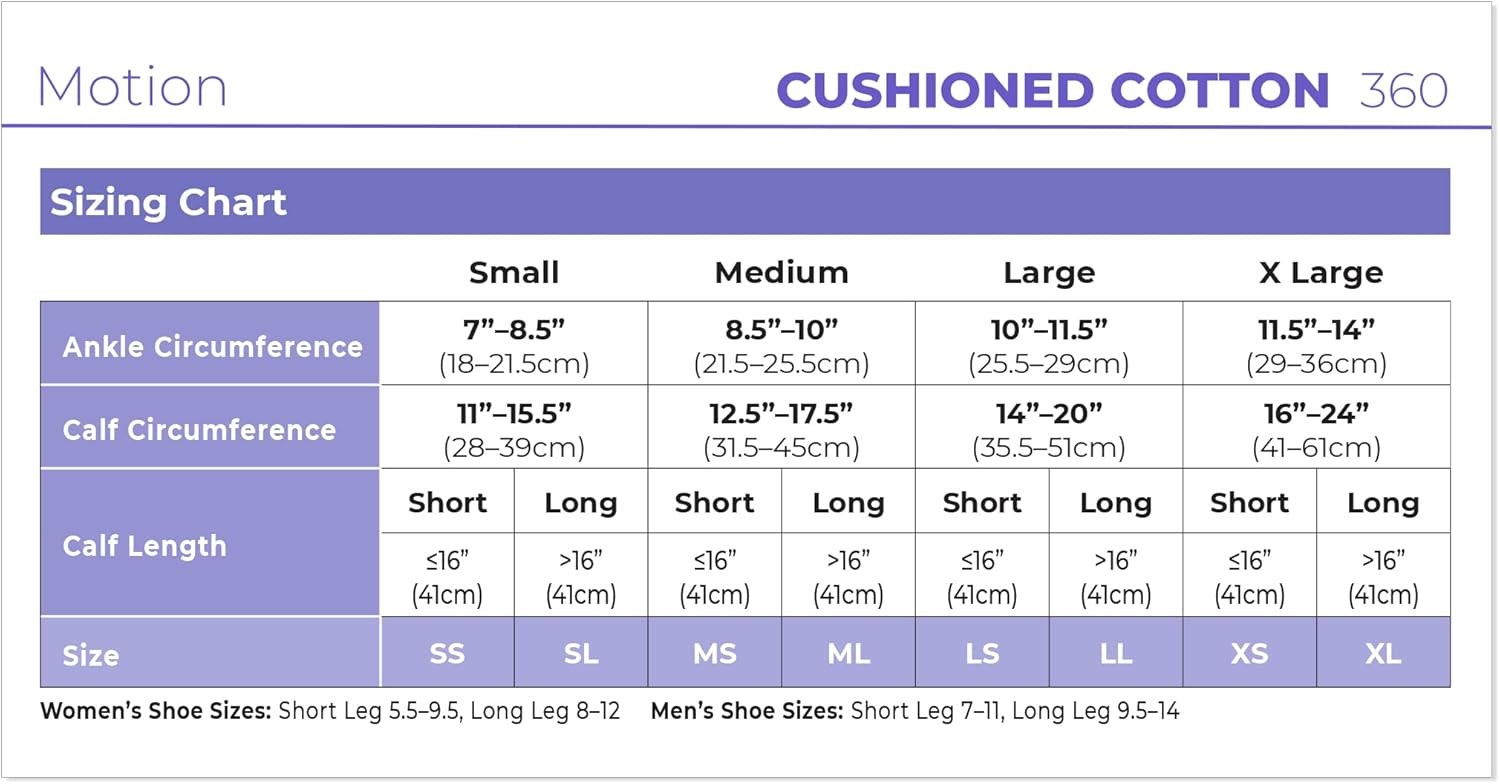 Sigvaris Women’s Cushioned Cotton Socks, Short length, 20-30 – Small Short – Bla