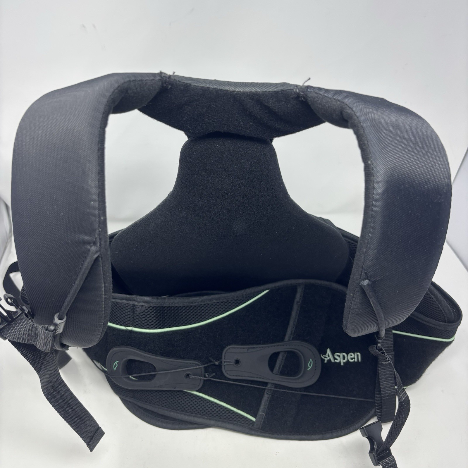 Aspen Summit 631 Lumber Support Back Brace Adjustable Size Black Self Care USA