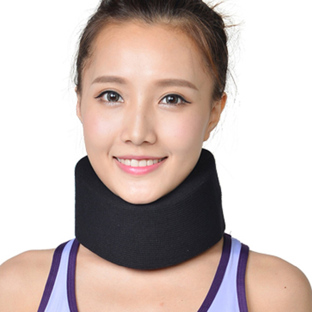 Neck Support Cervical Collar Traction Device Brace Stretch Pain Relief Therapy D