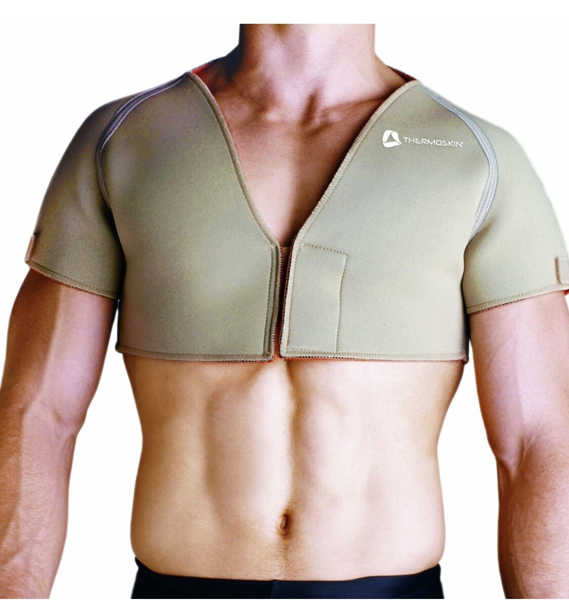 Swede-O Thermoskin Sports Double Shoulder Support – Sz 4XL – Beige New *89220