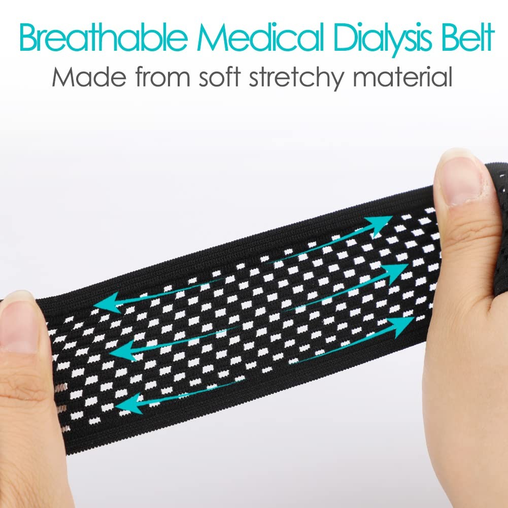 Mesh Breathable PD Belt Peritoneal Dialysis Catheter Accessories Supplies Soft T