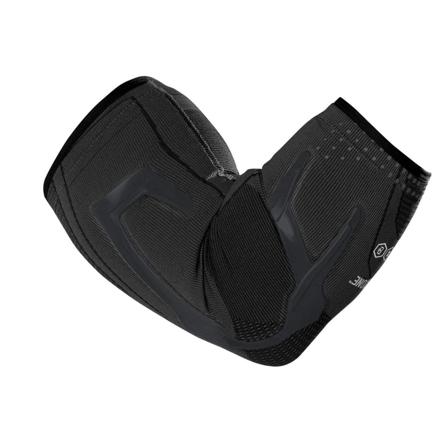 TriZone Elbow Support Brace Black Size L – Targeted Compression, Breathable