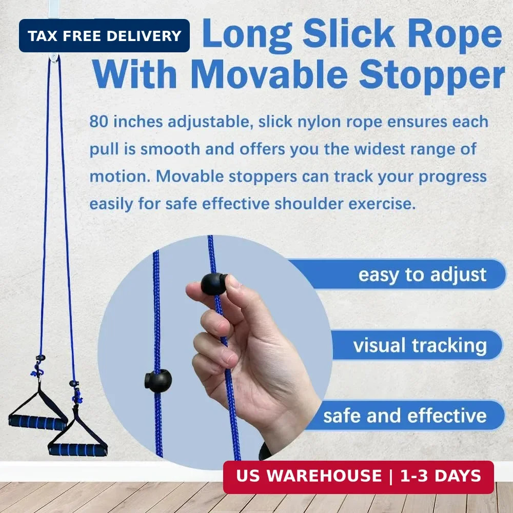 Shoulder Pulley for Physical Therapy, Pulleys for Shoulder Rehab Over Door, Shou