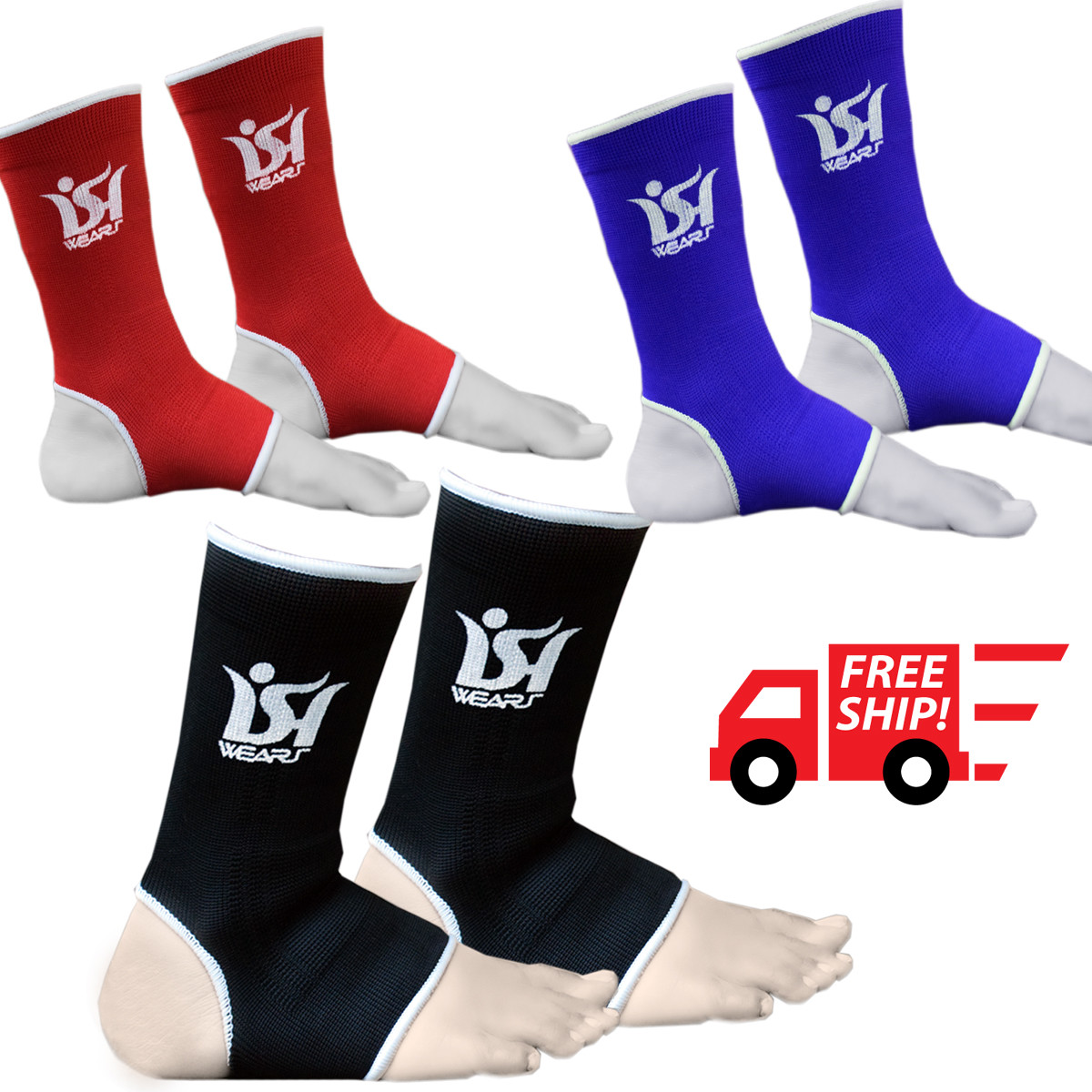Ankle Foot Support MMA Boxing Brace Guard Pads Kick Muay Thai UFC Gym Anklet