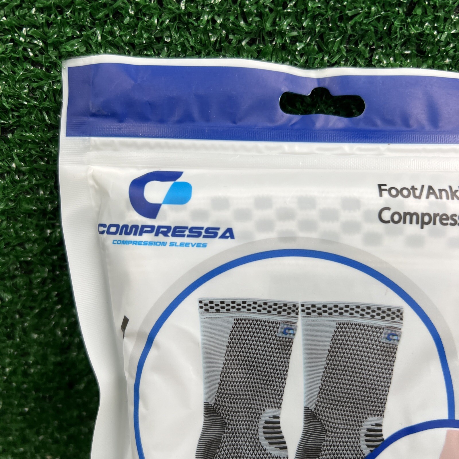 Compressa Foot Ankle Compression Sleeve Unisex One Size Fits Most New Sealed