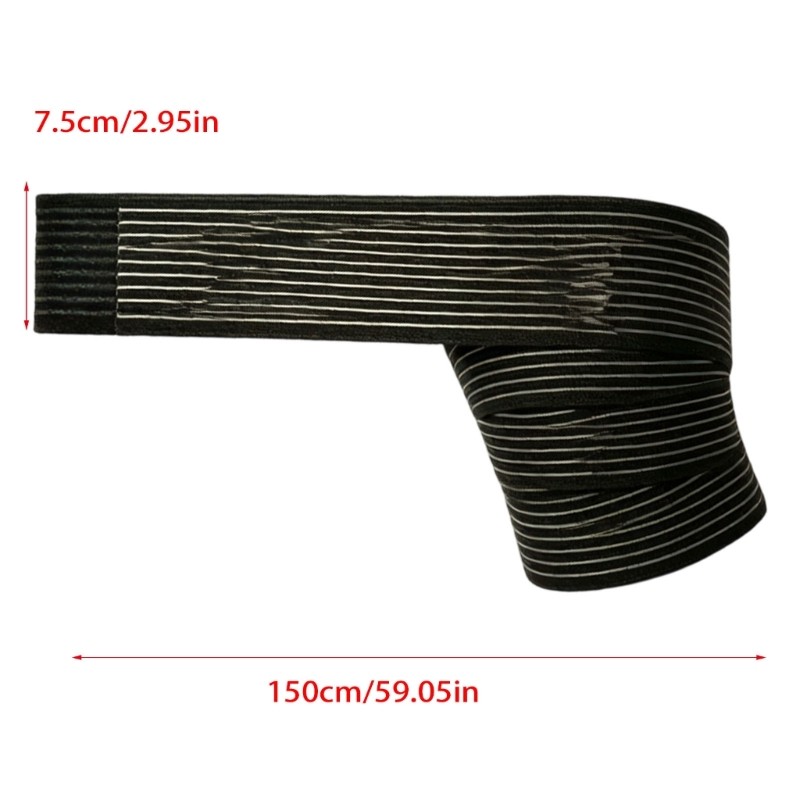 Elastic Compressions Knee Support Band for Running Weightlifting and Sports
