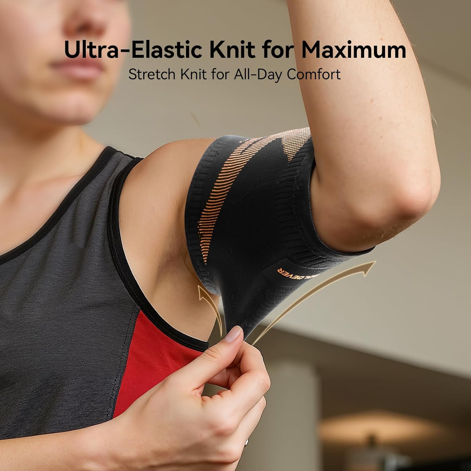 Copper-Infused Compression Sleeve for Bicep Tendonitis Recovery – 1 Pair