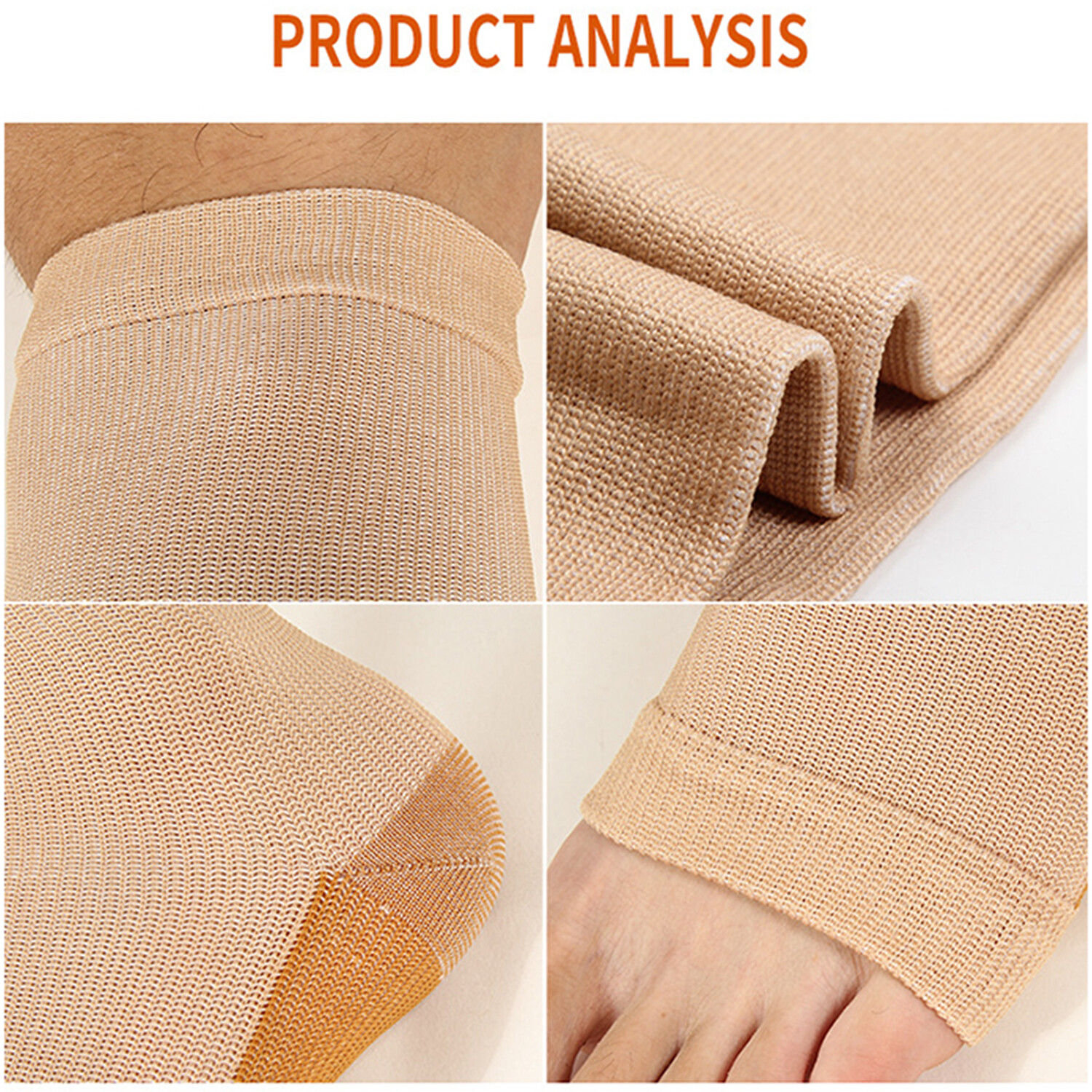 Copper Compression Socks Calf Foot Sleeve Support Zipper Pain Relief – Men Women