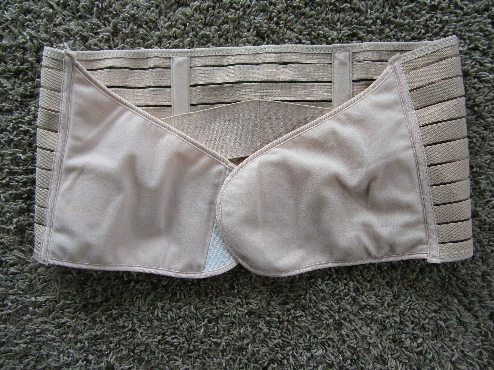 ChongErfei Waist Belt One Size Beige 80% Polyester 20% Spandex