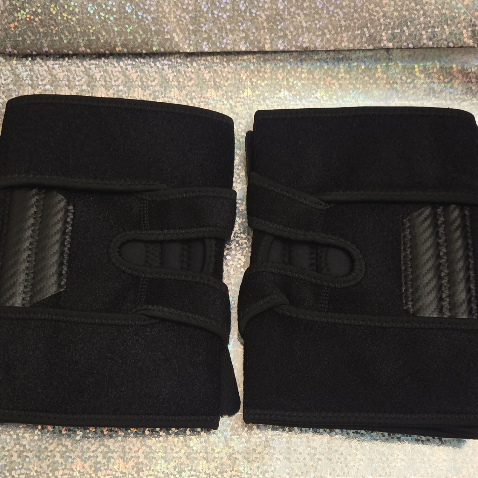 Merach Fitness Knee Brace 2 Pcs New Black