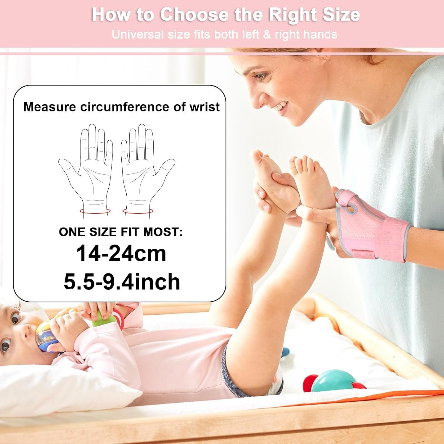 Adjustable Thumb Brace for De Quervain’s & Trigger Thumb Relief – Soft & Durable