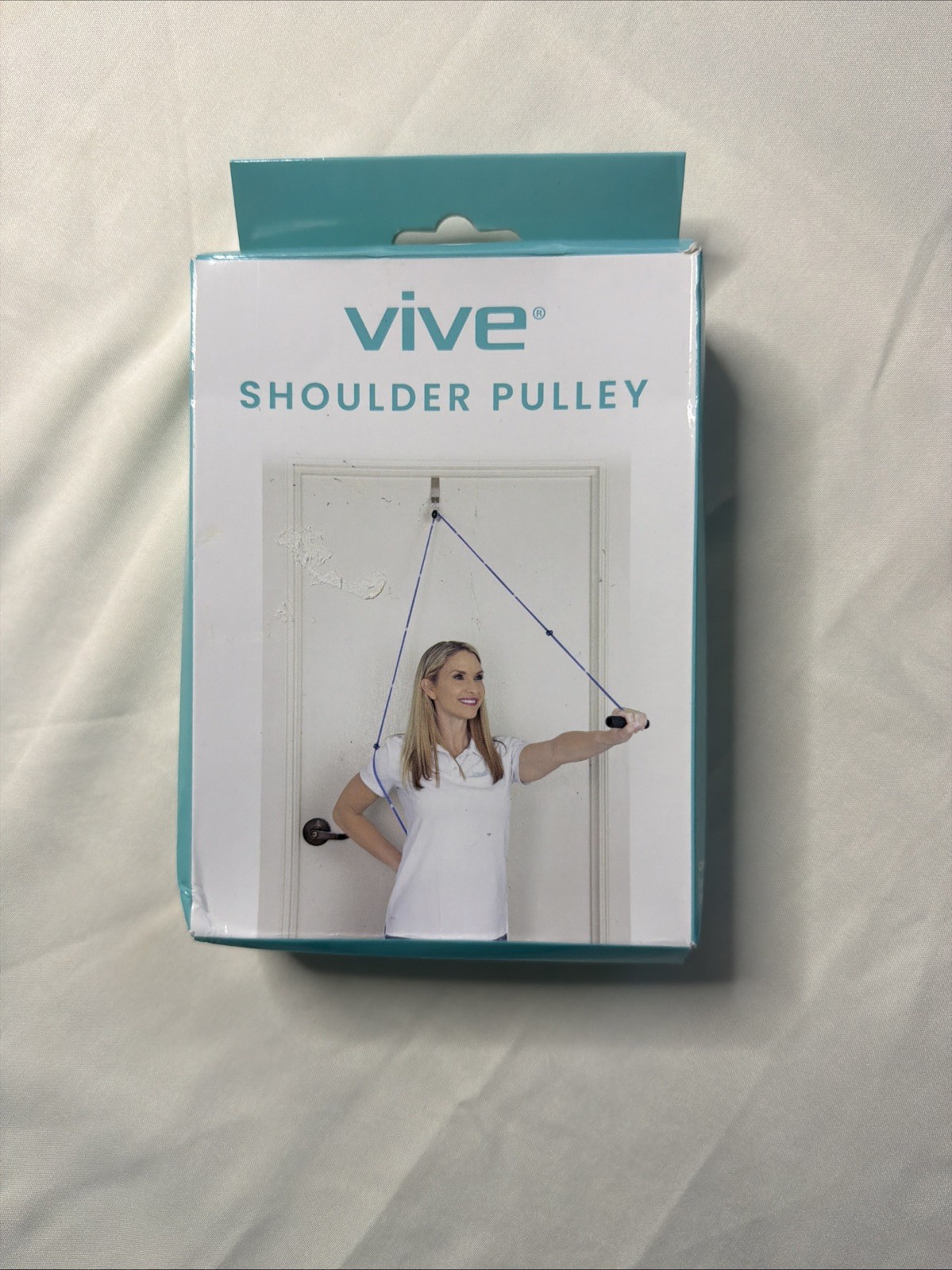 Vibe Shoulder Pulley easy grip handles… Graduated rope… Non-marking set up