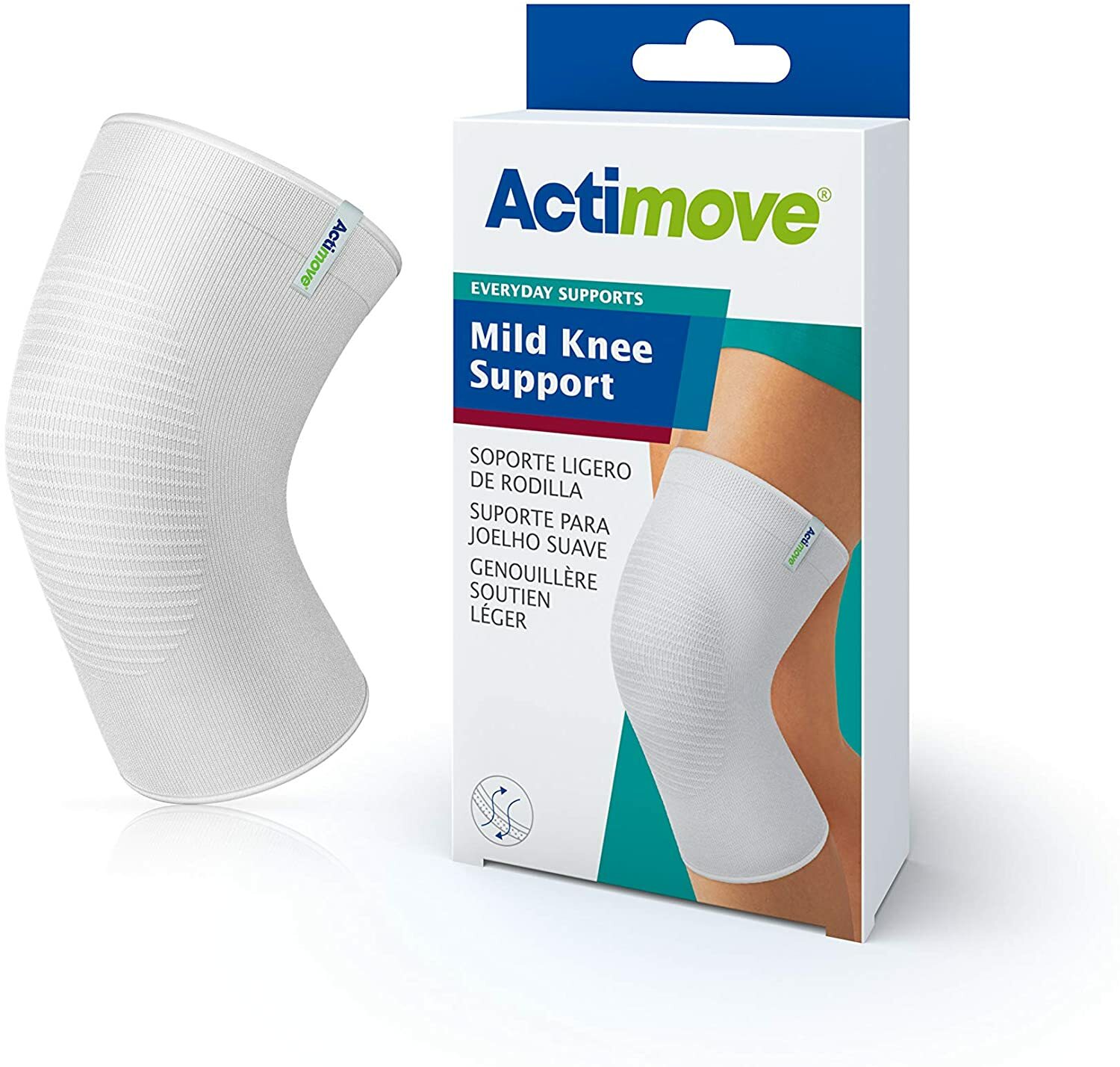 Actimove Everyday Supports Mild Knee Support White Medium