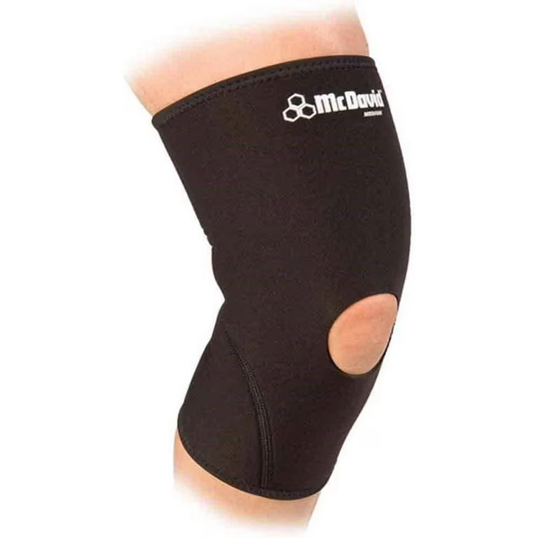 McDavid Open Patella Knee Support Black Medium