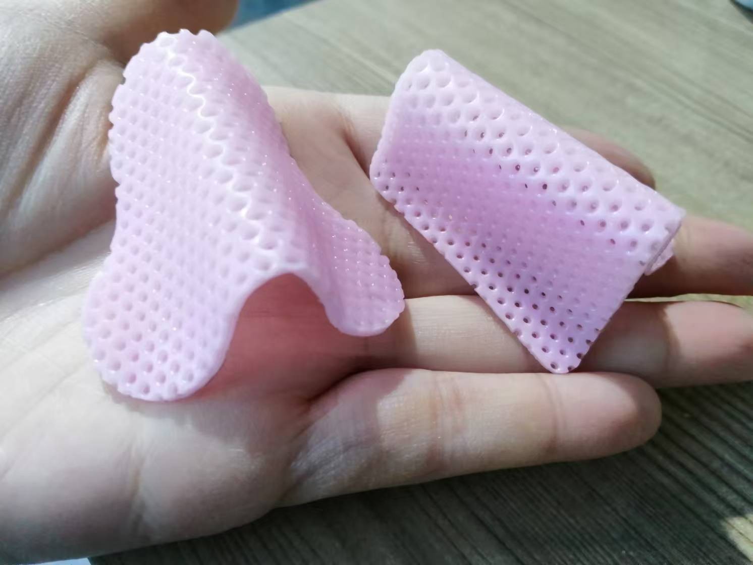 Thermoplastic Nasal Splint Sheet 30*30cm With/Without Sticker Pink 3pcs