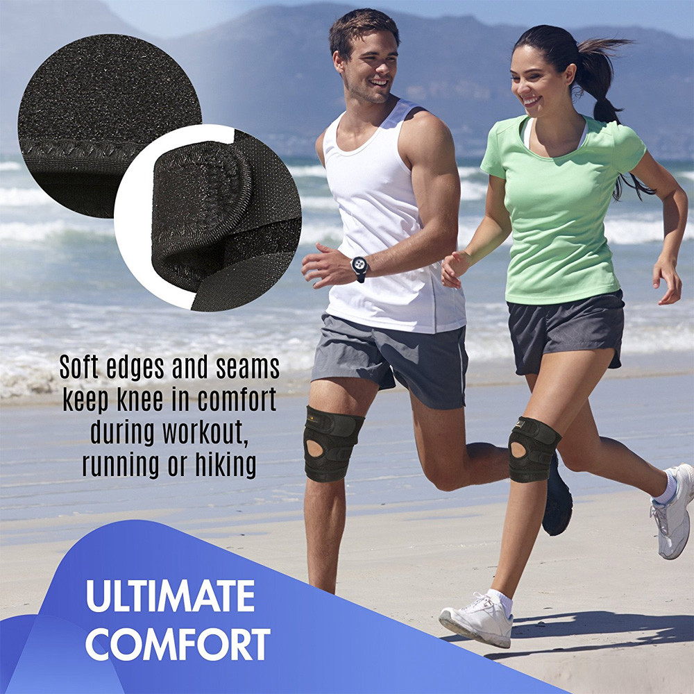 Knee Support Patella Stabilizer Strap Band Tendon Brace Joint Pain Sport Gym