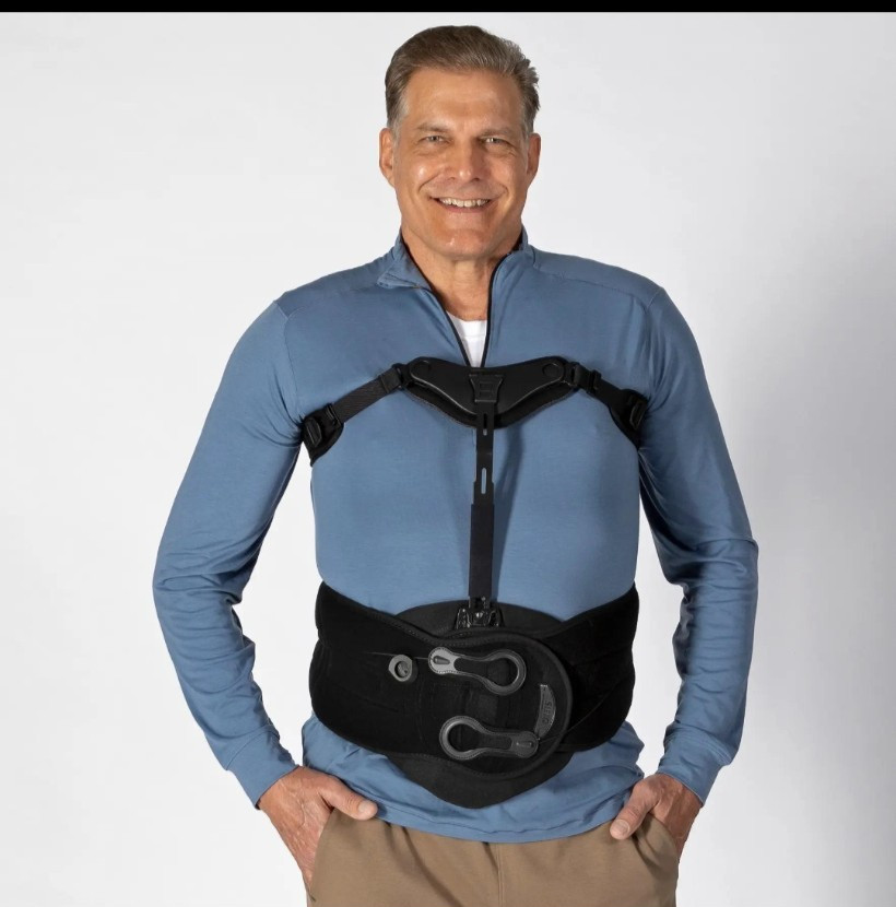 Thuasne SLEEQ Max TLSO Back Brace Adjustable Thoracic Lumbar Sacral Orthosis
