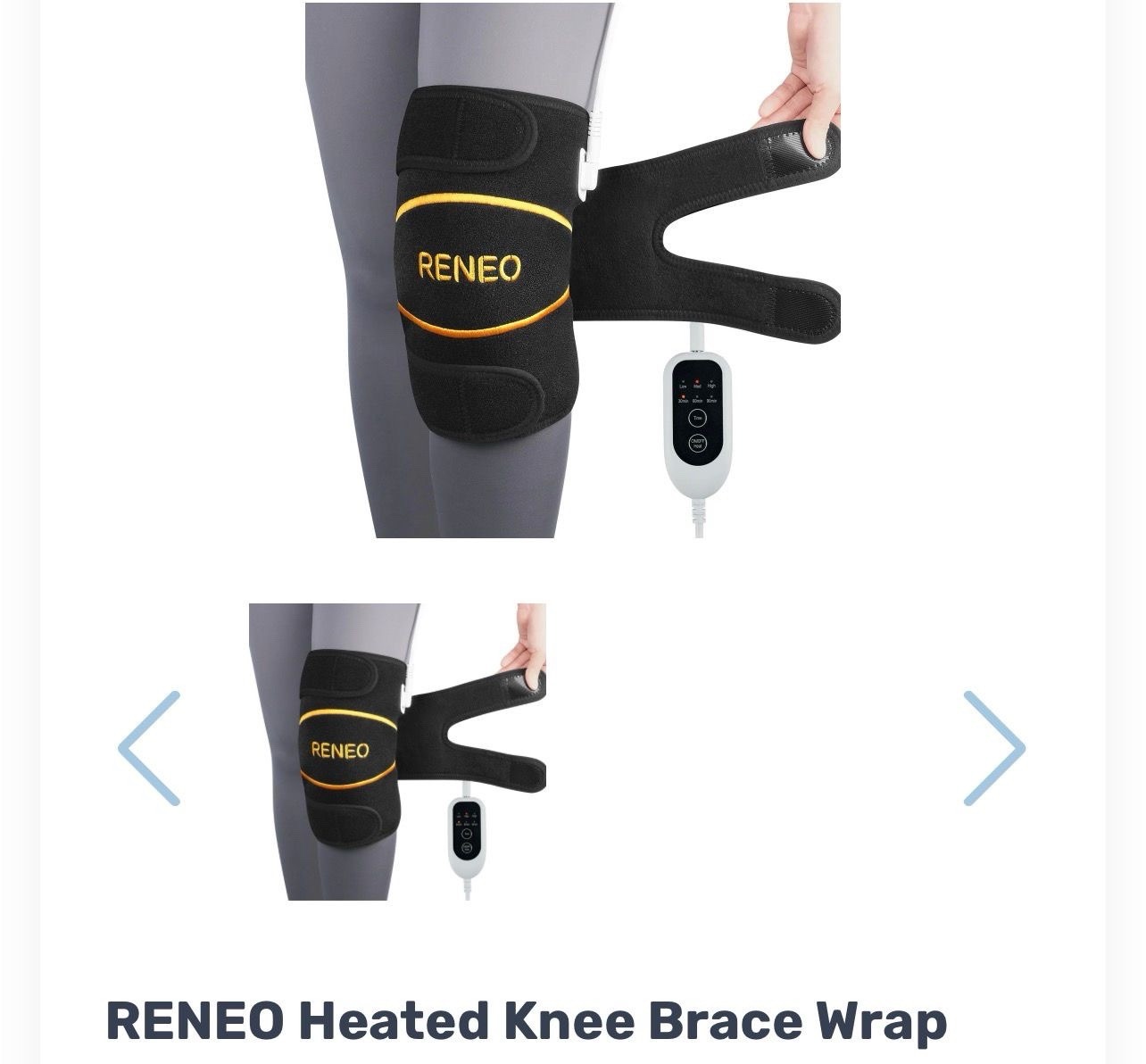 RENEO Heated Knee Brace Wrap