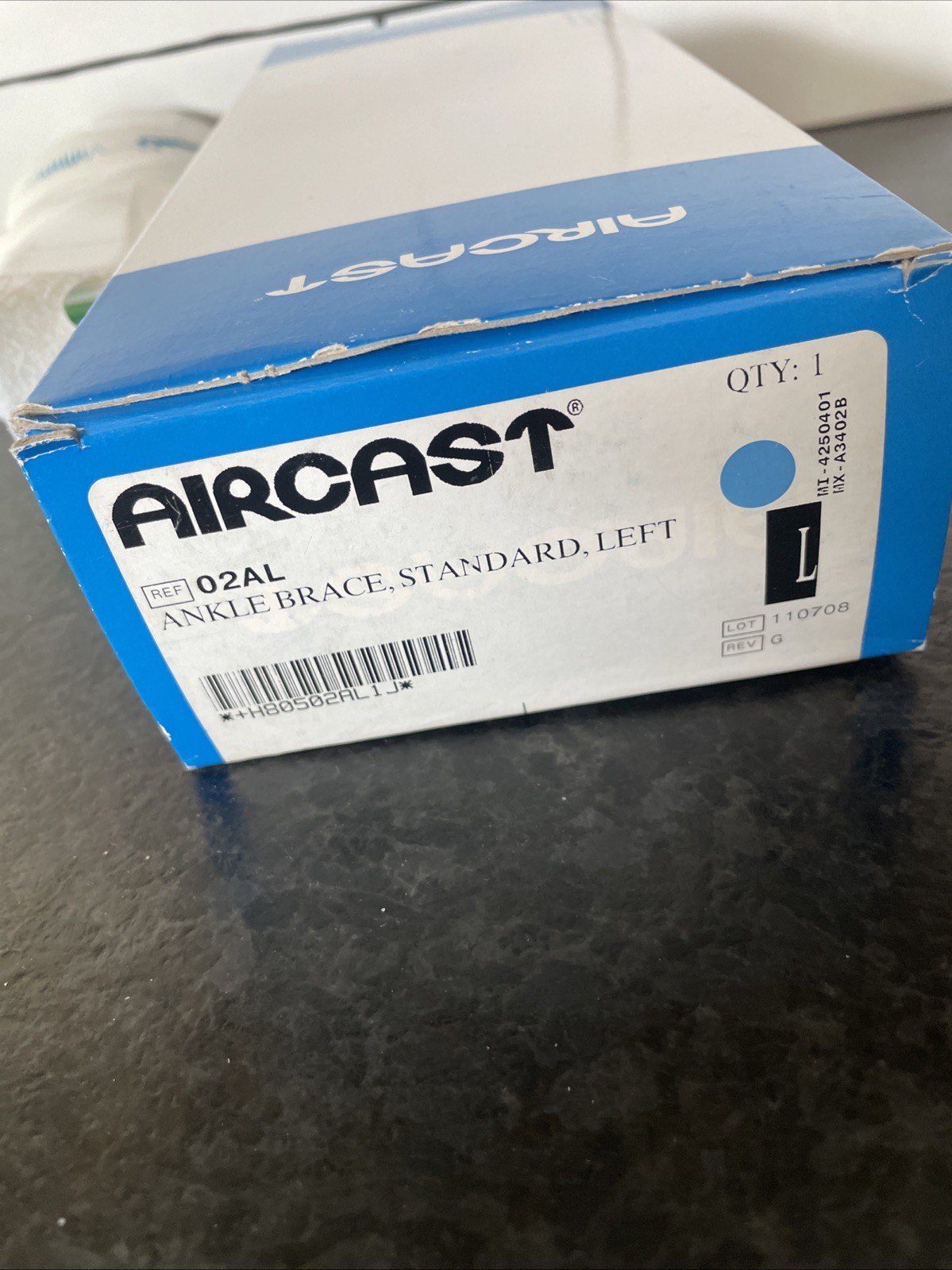 Aircast Ankle Brace -STANDARD LEFT-*New 02AL