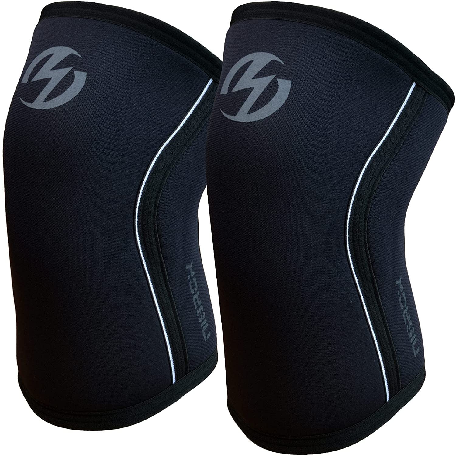 Nisrok 517NIS060701 Knee Sleeves 7mm Neoprene Compression (1 Pair)