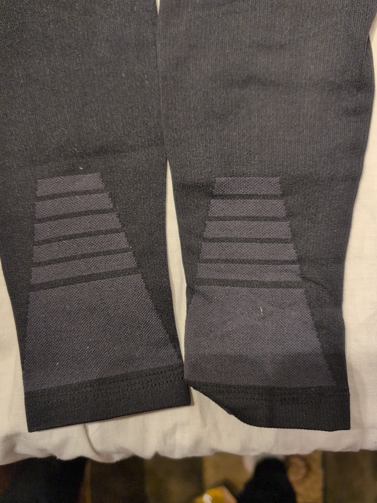 PhysFlex Calf Sleeves Large XL Pro Knit Compression Black Pair Without Box