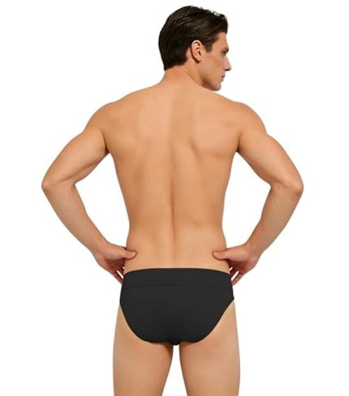 Full-Seat Dance Belt for Men – Bulge Hiding Brief for Ballet and XX-Large Black