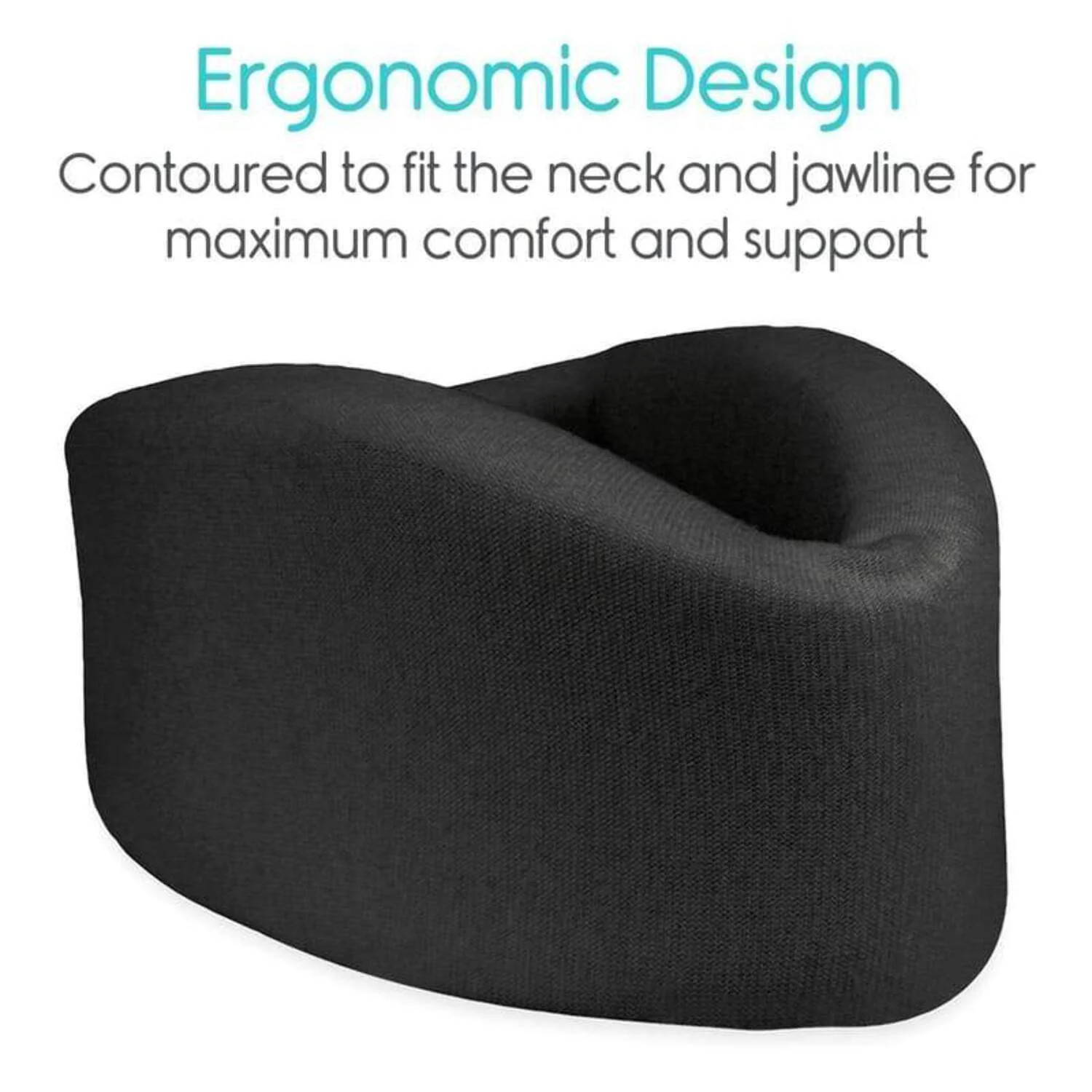 Vive 3 inch Cervical Collar, Black