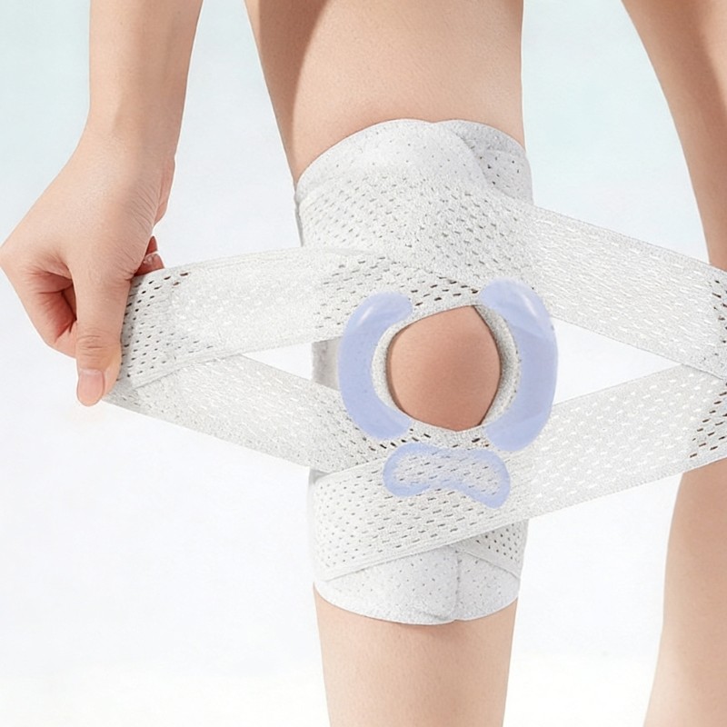 Comfortable Elastic Knee Brace Kneepad For Running Basketball And Fitness