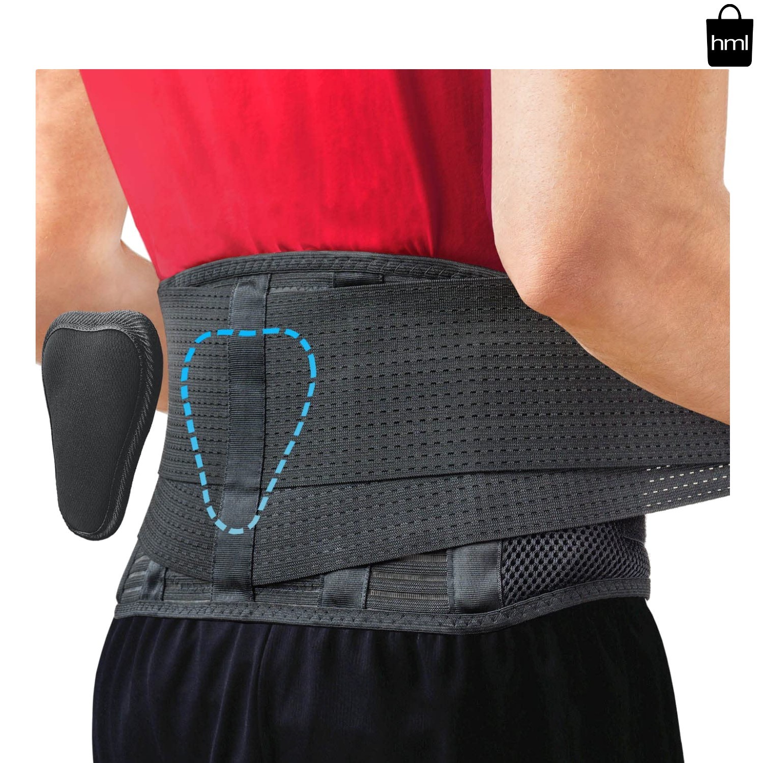 Adjustable Back Support Belt for Women & Men – Lightweight Comfort in Small Size
