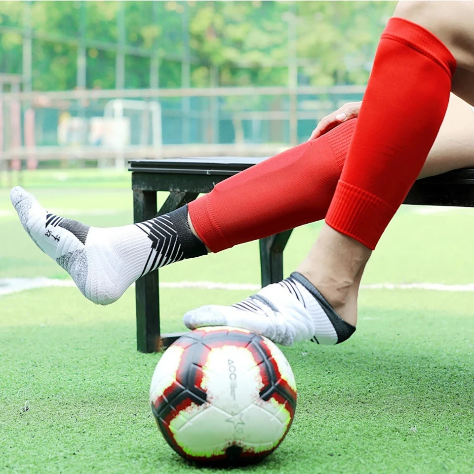 Football Socks Soccer Hockey Rugby Leg Sleeve Calf Compression Socks Br