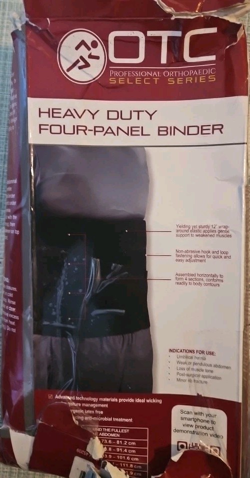 OTC Heavy Duty Four-Panel Binder Large Pro Ortho Select