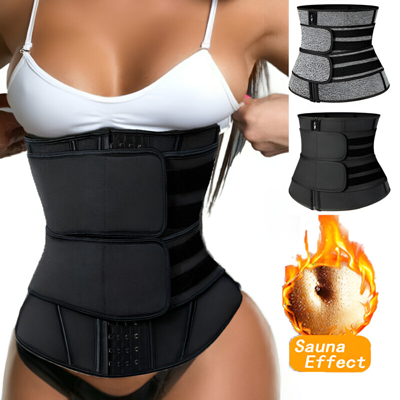 Double Pull Belt Lumbar Back Support Lower Waist Trainer Neoprene – Pain Relief