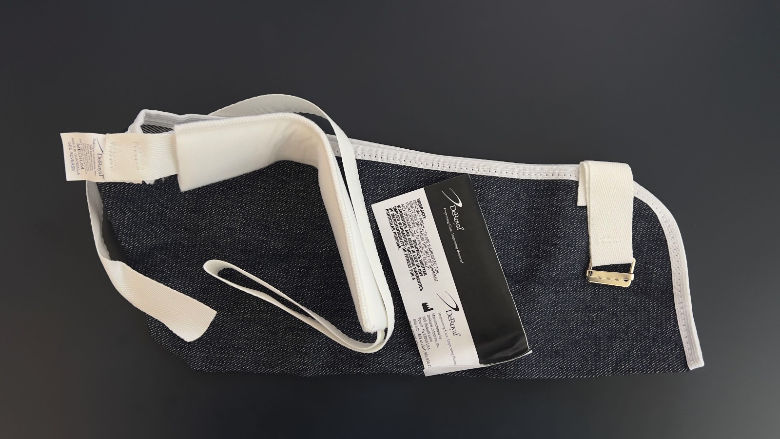 DeRoyal 8066-23 Medium Adult Arm Sling with Pad DENIM
