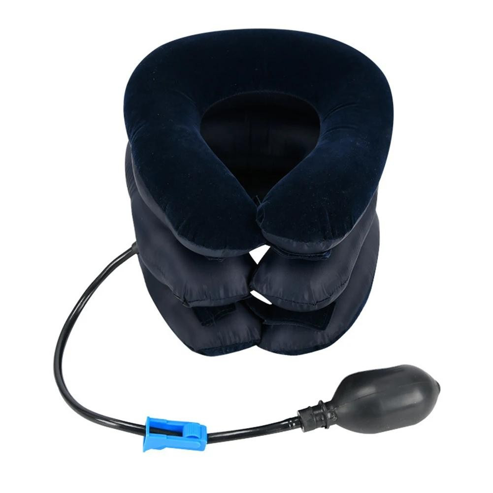 Cervical Neck Traction Device Collar Brace Support Pain Relief Stretcher Therapy