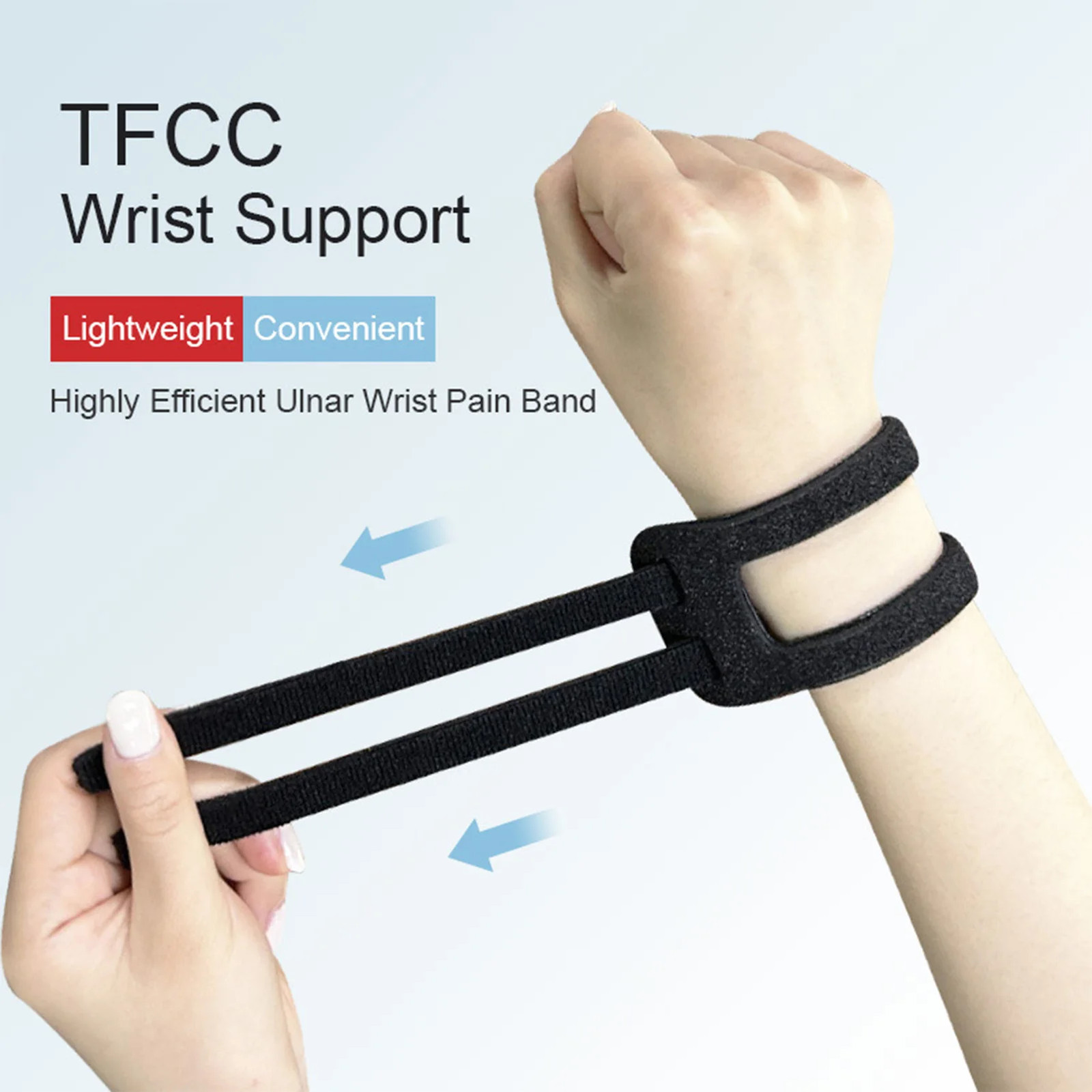 1Pcs TFCC Sports Yoga Wrist Brace Gym Breathable Wrist Support for Fitness Worko