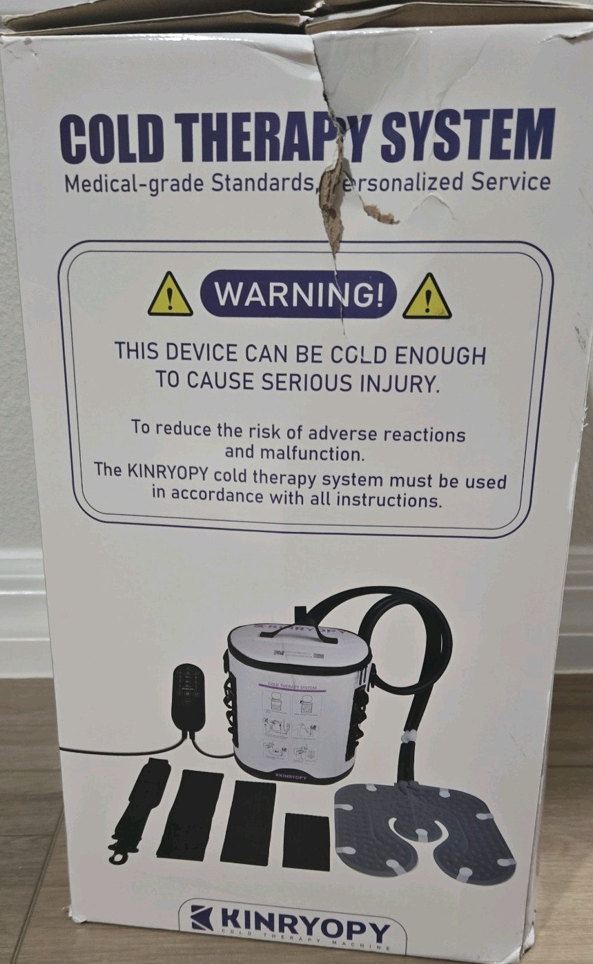 Kinryopy Cold Therapy Machine Programmable Portable Ice For Knee MC10 Used Once