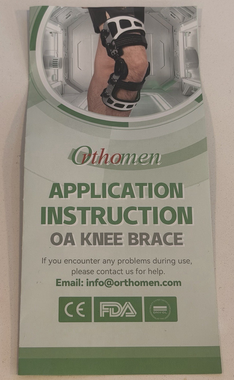 Orthomen OA Unloader Knee Brace for mild to Moderate Knee XL Left