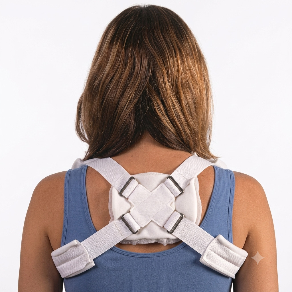 Clavicle Brace Form Support 4 Way Adjustable for Posture – Xtra Small size
