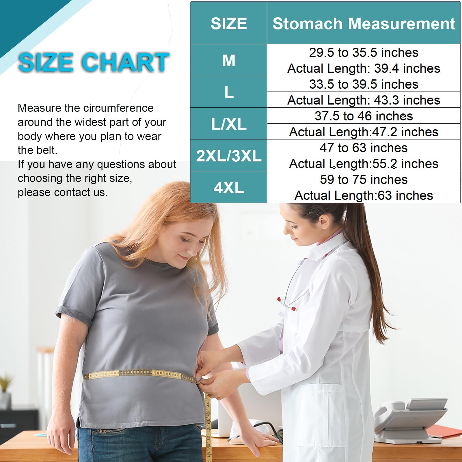 Abdominal Binder Post Surgery Plus Size | Postpartum Belly Band Wrap | Post C…