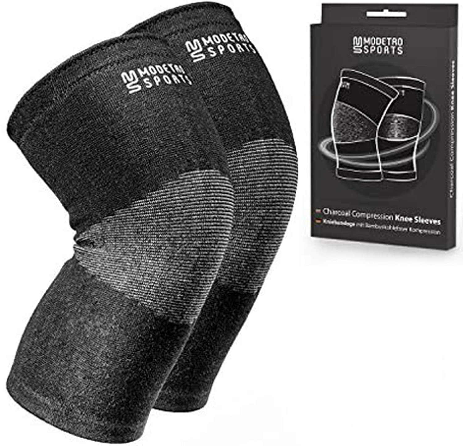 Knee Compression Sleeve Brace Support for Men Women Runner Weight Lifting