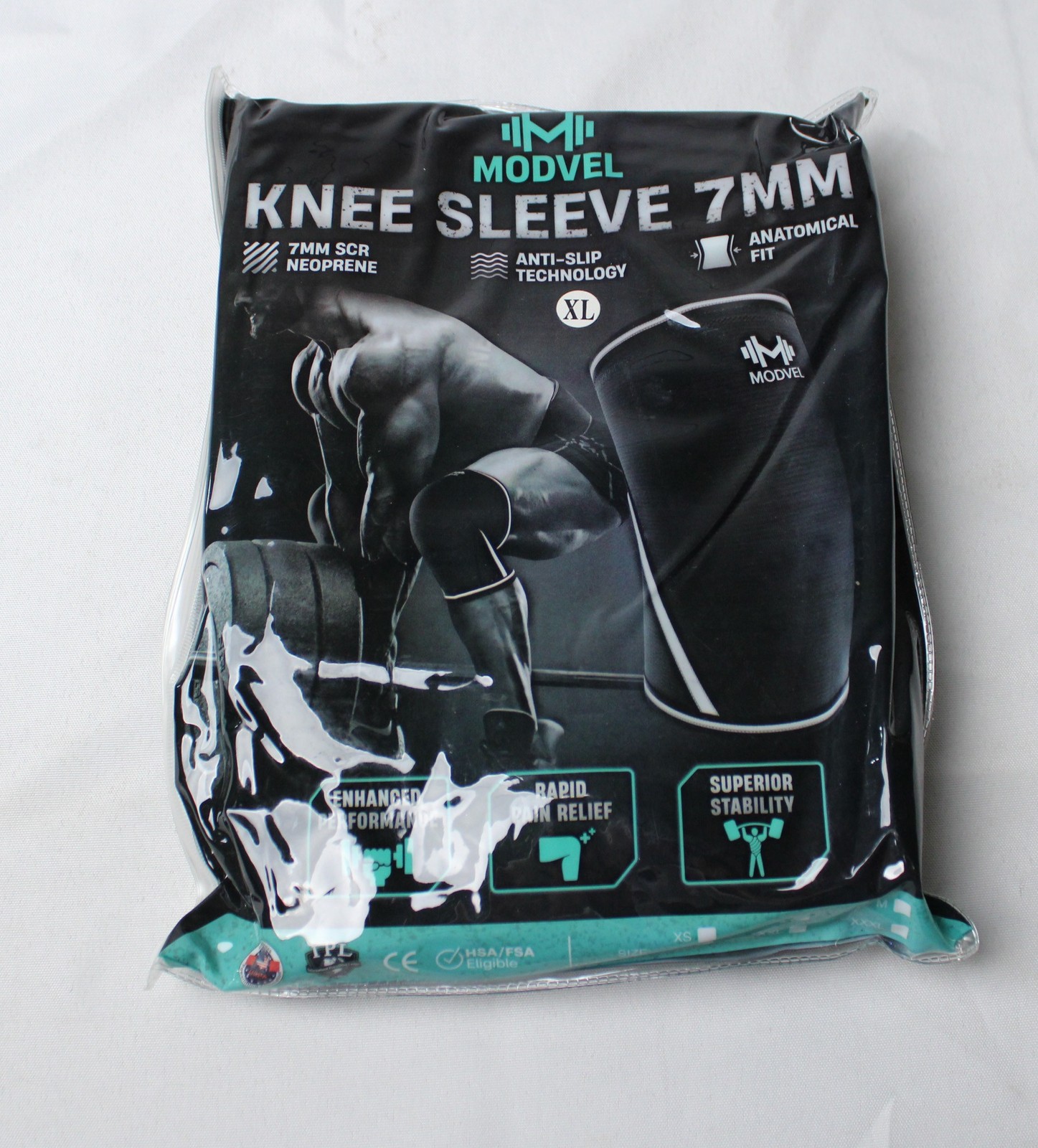 Modvel Unisex Adult’s 7mm Neoprene Knee Sleeves for Lifting BE5 Green Size XL