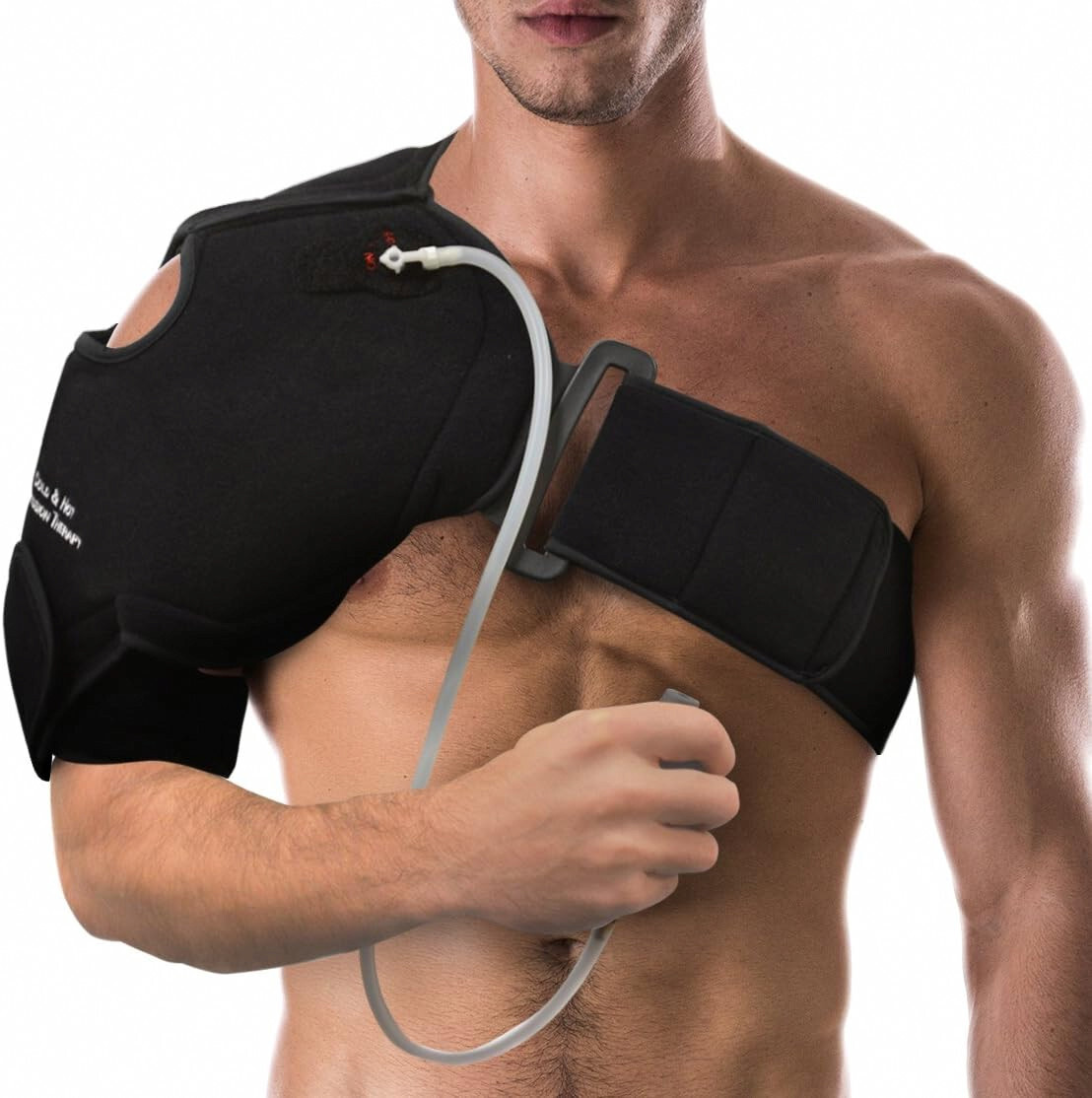 Thermo Active Hot or Cold Therapy Shoulder Ice Pack Wrap, Shoulder Brace