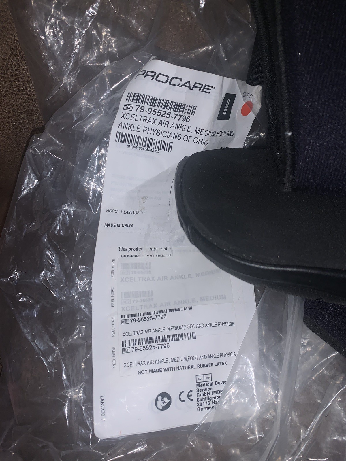 Procare XcelTrax Air Ankle Boot Medium 79-95525