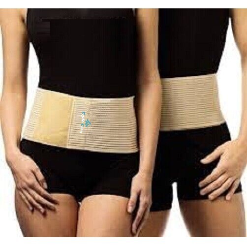 Abdominal Binder Naval Hernia Belt Waist Back Compression Bandage Support Comp..